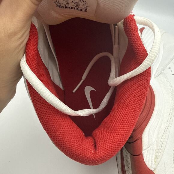 Vintage Nike Sneakers Mens 11 White Red Scorch Basketball Shoes Y2K 930137-162 main image 14